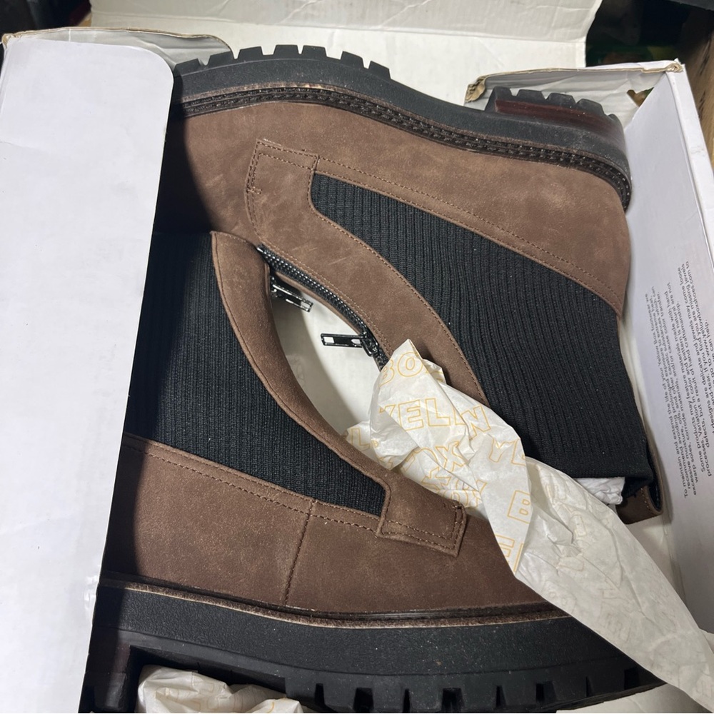 Yellow Box Men's Brown Suede Boots